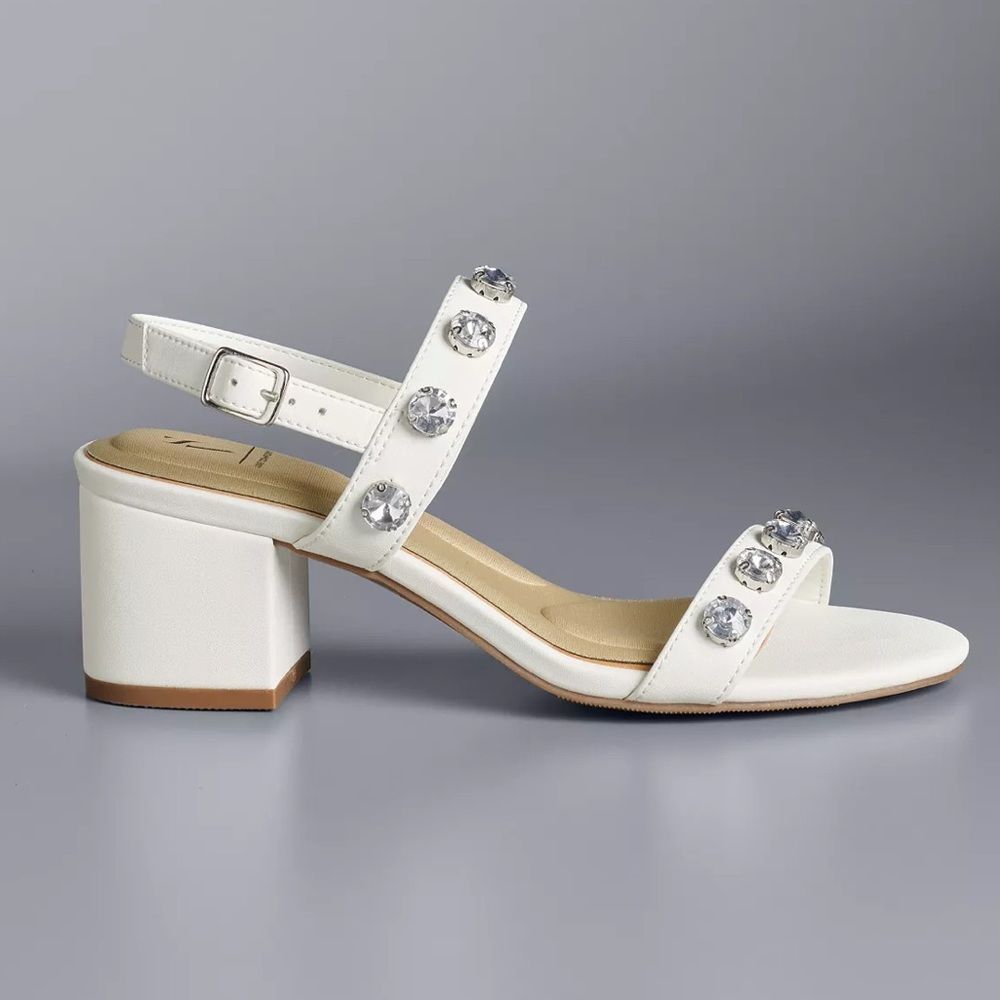 Simply Vera Wang Cotinga Block Heel NEW